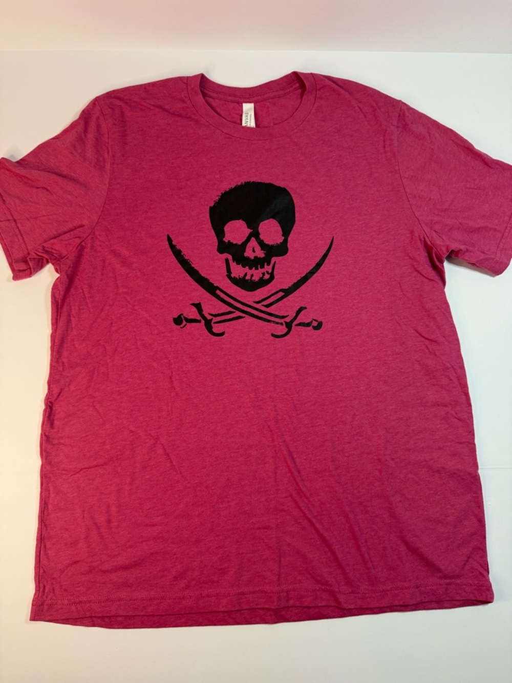 Jolly Roger Classic Pirate Flag T-shirt - New - Red XL - Pirate Shirt
